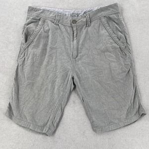 Buckle Black Shorts Gray Imagine West Coast Slim Chino Shorts Men‎ Size 36 x 23
